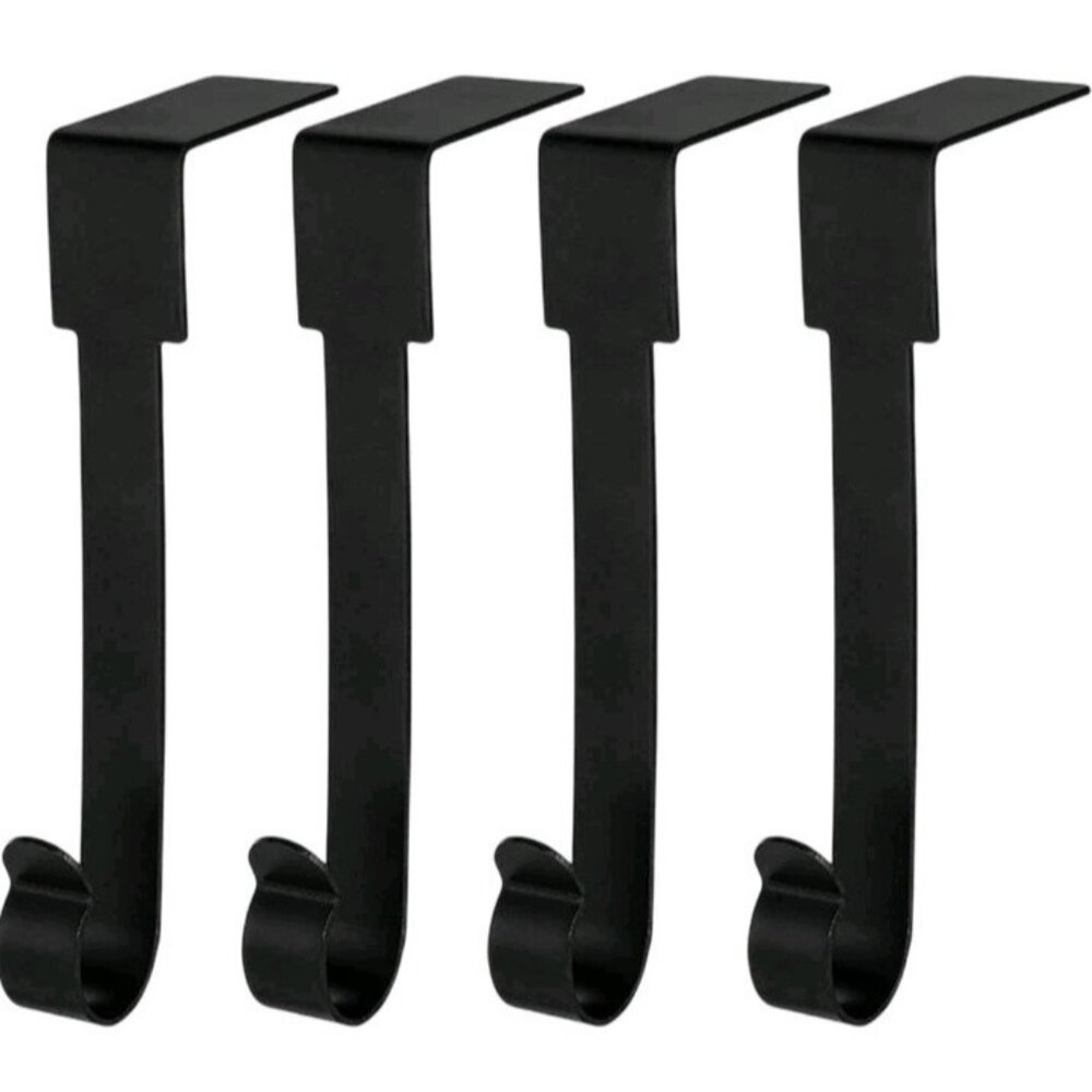 4 Pack Christmas Stockings Holder Hanger,Metal Hooks for Hanging Christmas Decor